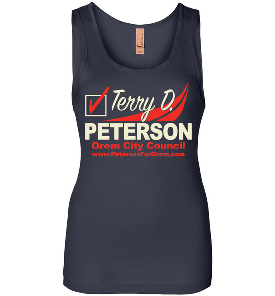 Terry D. Peterson - Next Level Womens Jersey Tank