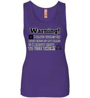 Titles on Both Ends - Womens Jersey Tank