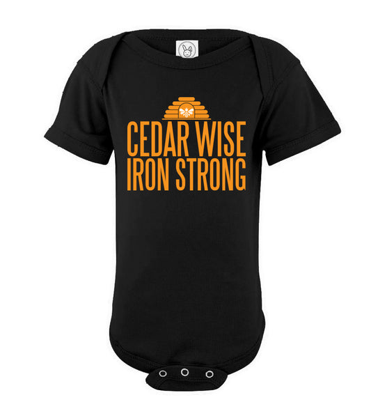 Cedar Wise Iron Strong - Rabbit Skins Infant Fine Jersey Bodysuit