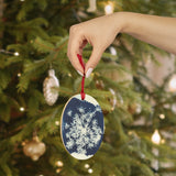 Hanna Rae, Prussian Bleu - Ornaments - 2021 Wooden Christmas Ornament 02