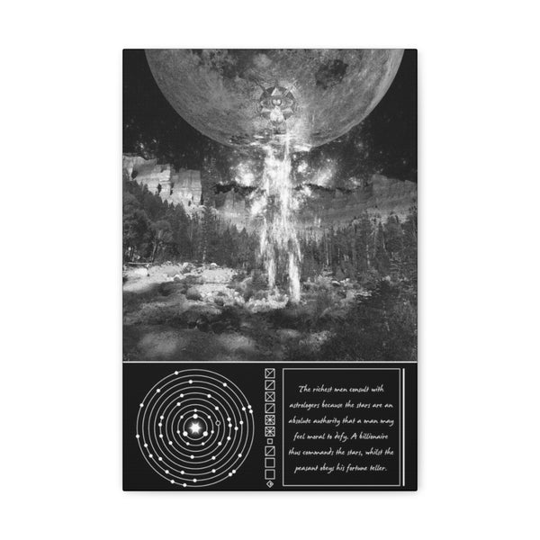 Bobby The Alchemist - Crystal Cliffs Astrology - Canvas Gallery Wraps
