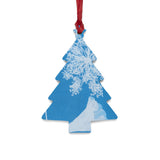 Hanna Rae, Prussian Bleu - Ornaments - 2021 Wooden Christmas Ornament 03