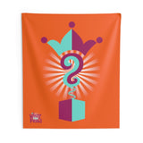Freq Flag - Orange - Indoor Wall Tapestries