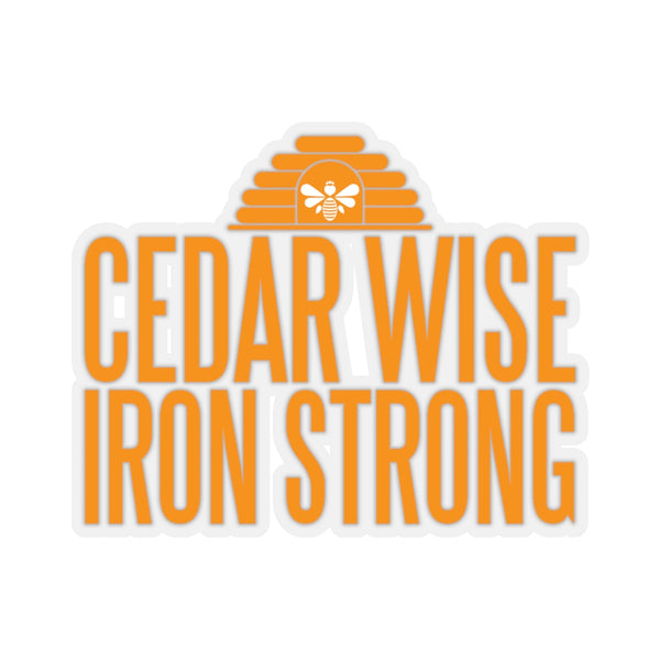 Cedar Wise and Iron Strong - Kiss-Cut Stickers