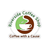 Riverside Coffee Shop - Kiss-Cut Stickers