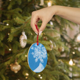 Hanna Rae, Prussian Bleu - Ornaments - 2021 Wooden Christmas Ornament 03