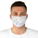 Mindful Behavior Classic White Fabric Face Mask