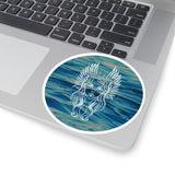 Siren Salon - Waves - Kiss-Cut Stickers