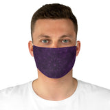 Deep Purple Mendala Fabric Face Mask
