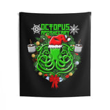 Octopus Apothecary Christmas Tapestry