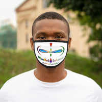 Mindful Behavior Mixed-Fabric Face Mask