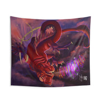 When Snails Fly - Fire Elder - Indoor Wall Tapestries