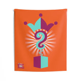 Freq Flag - Orange - Indoor Wall Tapestries