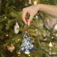 Hanna Rae, Prussian Bleu - Ornaments - 2021 Wooden Christmas Ornament 02