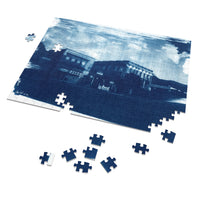 Prussian Bleu - Cyanotype Boots Sign - Jigsaw Puzzle (252, 500, 1000-Piece)
