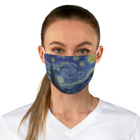 Starry Stary Night Fabric Face Mask