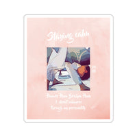 Way of Woman Deck 2021 #08 - Staying Calm - Kiss-Cut Stickers