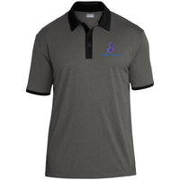 ST667 Heather Contender Contrast Polo