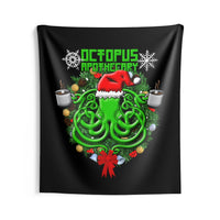 Octopus Apothecary Christmas Tapestry