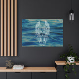 Siren Salon - Waves - Canvas Gallery Wraps