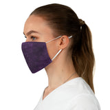 Deep Purple Mendala Fabric Face Mask