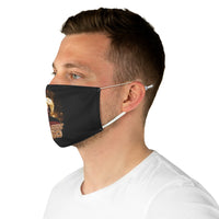 To Baldly Go Fabric Face Mask