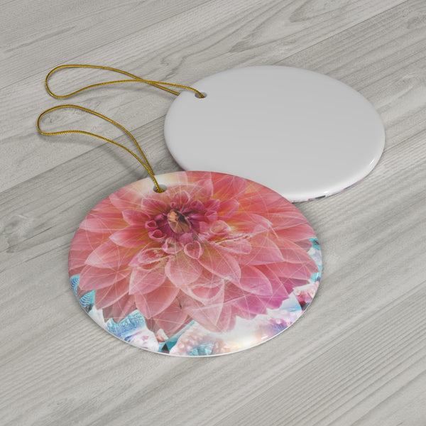 Induction Blossom - Ceramic Ornament