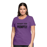 Prompt Fade Promptly Women’s Premium T-Shirt - purple