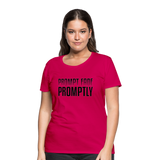 Prompt Fade Promptly Women’s Premium T-Shirt - dark pink