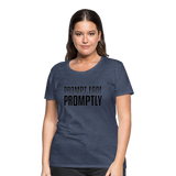 Prompt Fade Promptly Women’s Premium T-Shirt - heather blue