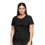 Prompt Fade Promptly Women’s Premium T-Shirt - charcoal gray