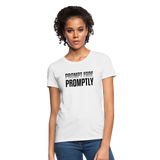 Prompt Fade Promptly Women's T-Shirt - white