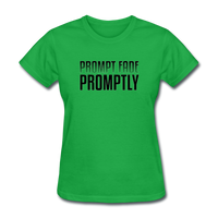 Prompt Fade Promptly Women's T-Shirt - bright green
