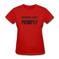 Prompt Fade Promptly Women's T-Shirt - red