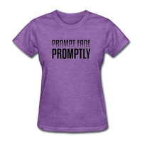 Prompt Fade Promptly Women's T-Shirt - purple heather