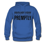 Prompt Fade Promptly Men's Hoodie - royal blue