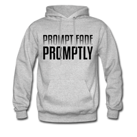 Prompt Fade Promptly Men's Hoodie - heather gray