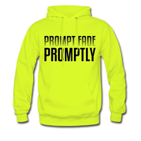Prompt Fade Promptly Men's Hoodie - safety green