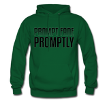 Prompt Fade Promptly Men's Hoodie - forest green