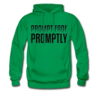 Prompt Fade Promptly Men's Hoodie - kelly green