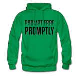 Prompt Fade Promptly Men's Hoodie - kelly green