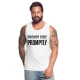 Prompt Fade Promptly Premium Tank - white