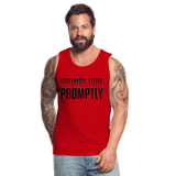 Prompt Fade Promptly Premium Tank - red