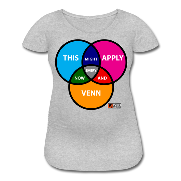 Every Now & Venn Women’s Maternity T-Shirt - heather gray