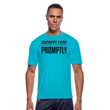 Men’s Moisture Wicking Performance T-Shirt - turquoise