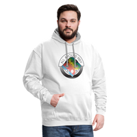 All Around Indy Alt Logo Contrast Hoodie - white/gray