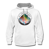 All Around Indy Alt Logo Contrast Hoodie - white/gray