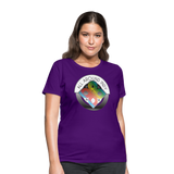 All Around Indy Alt Logo Women's T-Shirt - purple