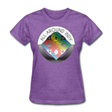 All Around Indy Alt Logo Women's T-Shirt - purple heather