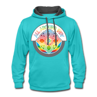 All Around Indy Contrast Hoodie - scuba blue/asphalt